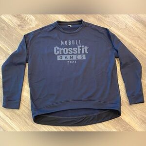 NOBULL Crossfit Games 2021 Crewneck Sweatshirt Womens MEDIUM Black Fitness Gym